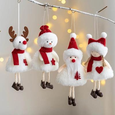 Vánoční stromeček závěsné ozdoby Andělské panenky Vánoční dekorace pro domácí Santa Claus vánoční dárek