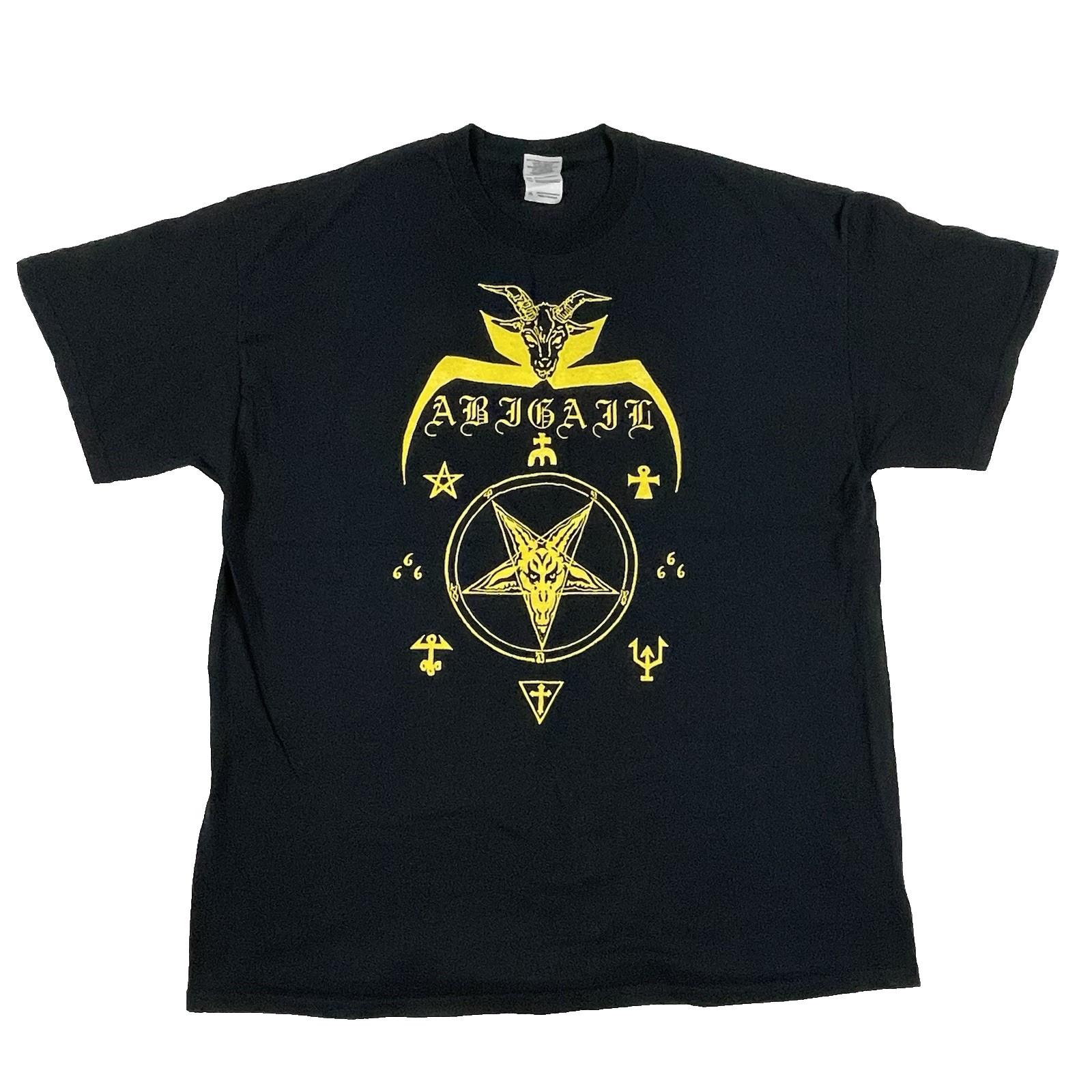 Abigail 2013 Tour T-Shirt XL Japanese Black Metal Band mayhem Celtic Frost Venom Unisex T-Shirt XXL