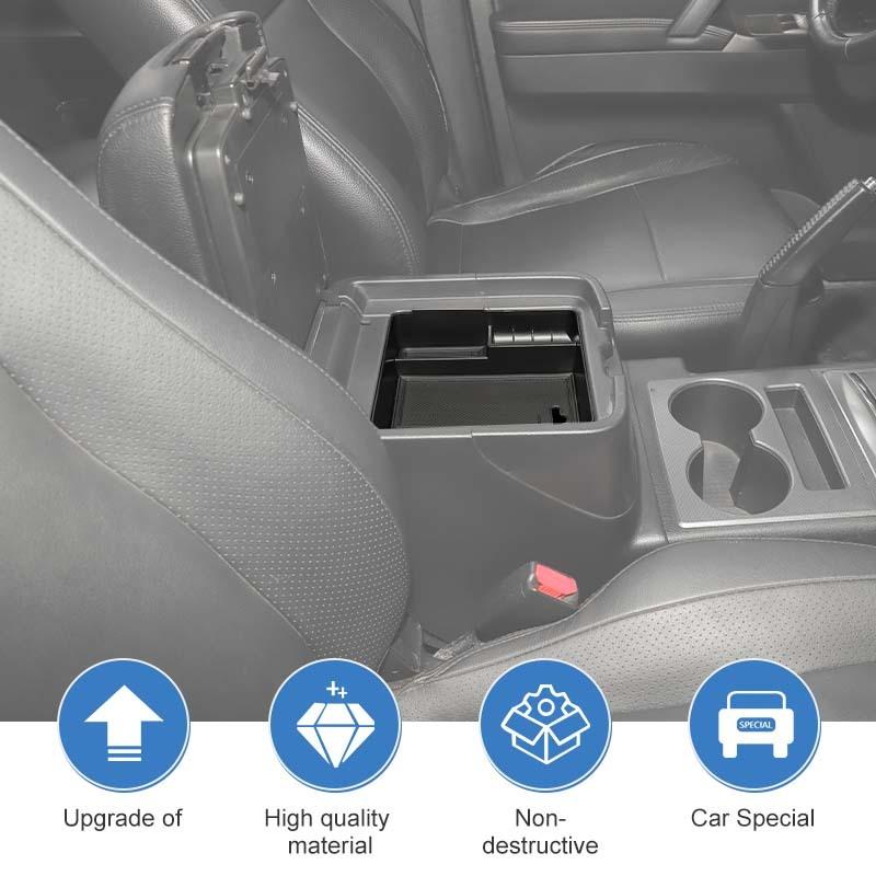 Fit For Mitsubishi PAJERO 2007-2021 Car Armrest Storage Box Organizer Container Stowing Tidying Accessories