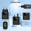 QC3.0 Multi-Port Charger: 2A+C, PD30W, European Standard, Fast Charging, Multi-Protocol