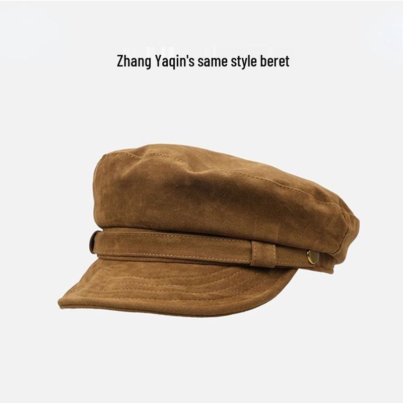 "2024 Large-Style Retro Japanese Beret for Women"