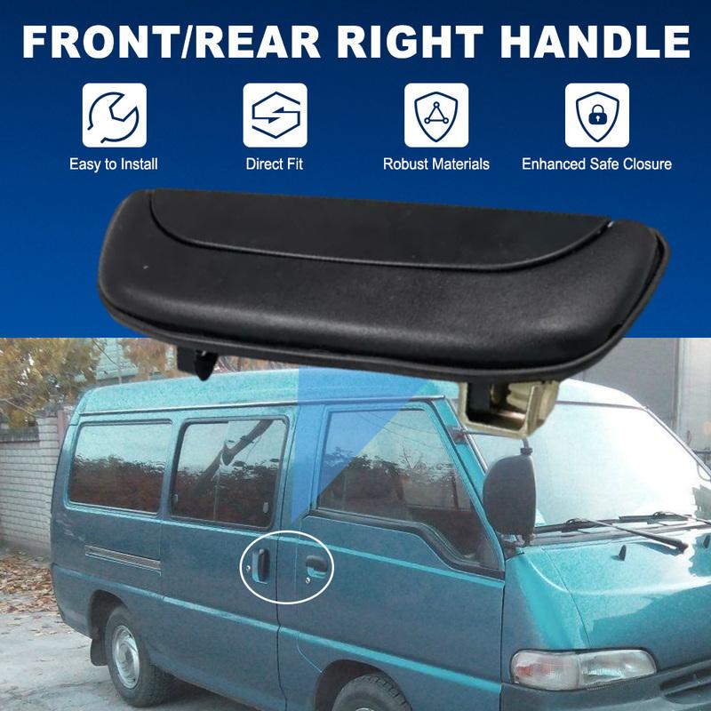 Front Rear Left/Right Car Outside Exterior Door Handle for Hyundai H100 1992 1993 1994 1995 1996 1997 826504B000 Left Hand Drive