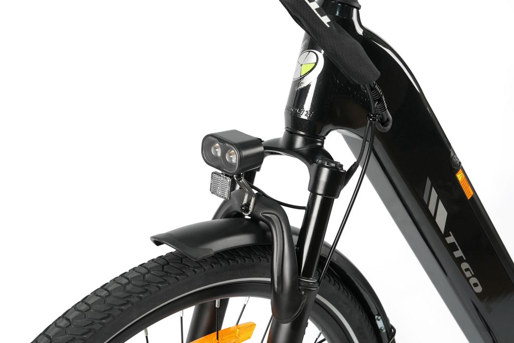 TTGO C3 SE Electric Bike, 250W Motor, 36V 18Ah, 28 Inch Tires, Mechanical Disc Brakes, Max Speed 25km/h, Max Range 80‑120 km,Adult City Commuting Bike