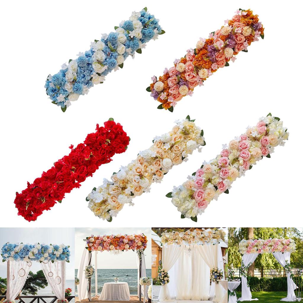 Arch Flower Panel Background Table Setting Decorations DIY Realistic Floral Arrangement