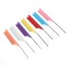 7 Colors Rat Tail Comb Set Fine Tooth Hairdressing Stainless Steel Pintail Heat Resistant Tail Parting Comb