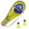 WEZHO Fluorescent Kids Badminton Racket Set with 2 Balls