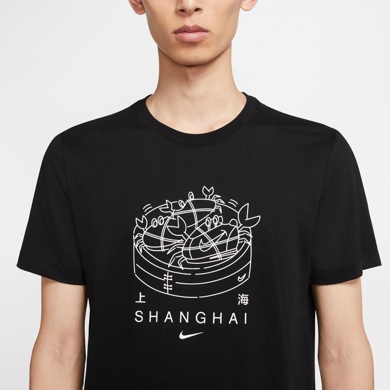 Nike Sportswear Shanghai T-shirt 'Black' Men's CZ3585-010