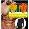 Men's Sauna Sweat Suit: Running Sports Fitness Long Sleeve Body Shaper