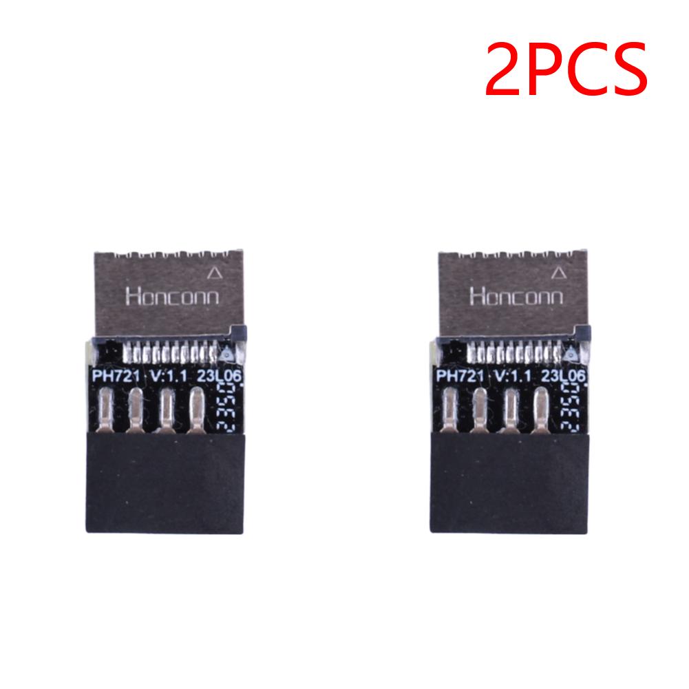 

TYPE-C Socket 9-Pin USB 2.0 Extender Card Plug and Play USB 2.0 Expansion Board Motherboard Converter for OS/Windows Linux