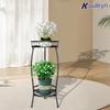 Gartenarbeit Pflanzgefäß Blume Zimmerblume stilvoller Garten Blumenständer für perfekt für Wohnen Büro Regal, Innenbereich, 2-stöckig, Ständer, Regal, Ständer, Regal, Eisen,