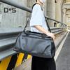 Travel Bag with Independent Shoe Compartment Zipper Closure Large Capacity Waterproof Fitness Bag Handbag for Men Women