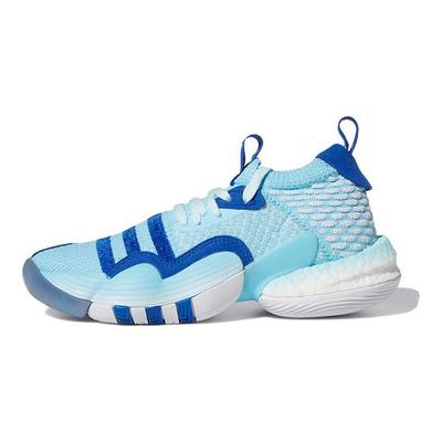 Trae Young 2.0 Látkové J Frozone Mid Basketbalové Topánky Detské Tenisky Modré H06488