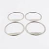 For Hyundai KONA 2017 2018    ABS Chrome Door Audio Speaker Sound Frame Ring Cover Trim Car Styling Accessories