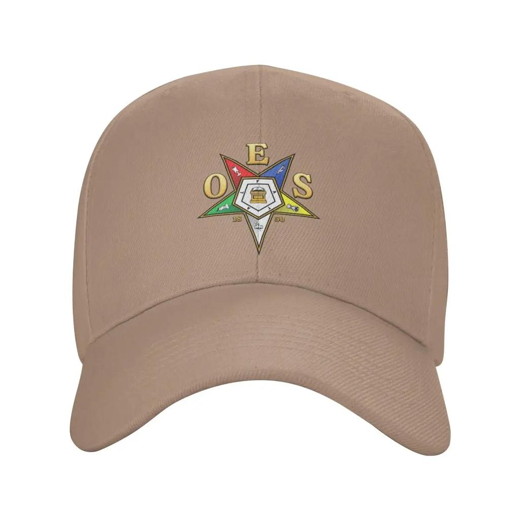 Custom Classic Unisex OES Emblem Order Of The Eastern Star Baseball Cap Adult Adjustable Dad Hat Women Unisex Outdoor Snapback Caps