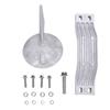 Aluminum Anode Kit 6G5 45251 01 Transom Bracket Anode Trim Tab Skeg Anode Replacement for 150 225 Horsepower Outboard