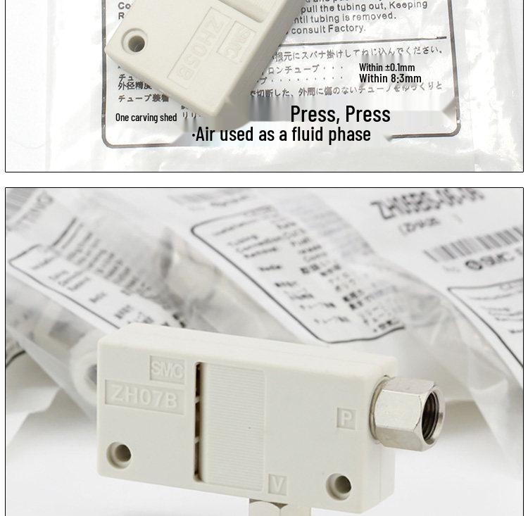 SMC ZH10BS Vacuum Generator Cartridge Type 07/05/13BL-06-06-08-10