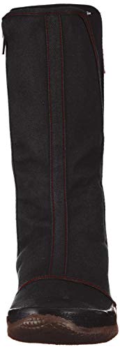 Fukuyama Rubber Men's Oyakata Tora-san 29 Light Work Cloth Shoes, Black/Red, Size 27cm, 3E