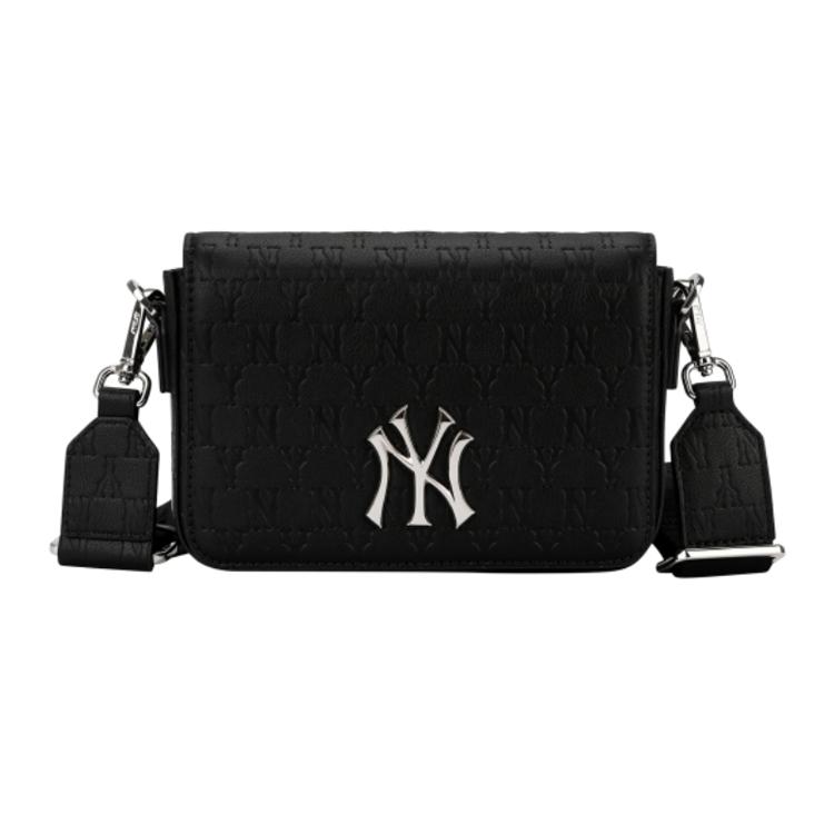 New MLB Cotton Shoulder Bag, Crossbody Bag Regular Unisex Black 32BGPB111-50L