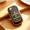 För Renault Clio Scenic Megane III Vivaro Movano Traffic Master Kangoo 3 Knappar TPU Flip Fjärrnyckel Skal Fodral