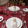 6PCS Reusable Christmas Snowflake Napkin Ring Metal Napkin Buckle Xmas Napkin Holder  Wedding