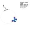 Butterfly Choker Necklace Boho Invisible Chain Butterfly Fairy Choker Transparent Fishing Line Necklace for Women Ladies