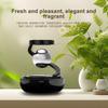 Solar Powered Car Decor Auto Rotating Double Ring Floating Ornament Central Control Dashboard Decoration for Vehicles Windshield