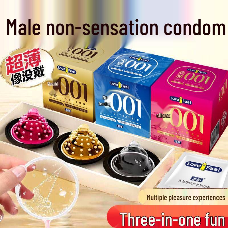 Ultra-Thin Hyaluronic Acid Condoms for Men - Long-Lasting and Safe Adult Contraceptives