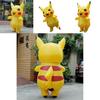 Entzückendes Pikachu Cosplay-Kostüm für Kinder mit wasserdichtem Material und kompakter Aufbewahrung