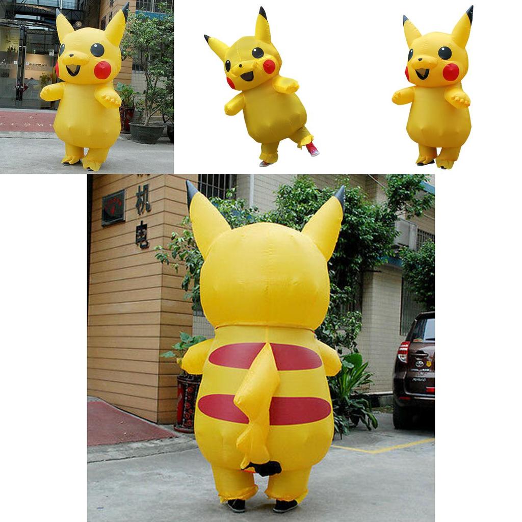 Entzückendes Pikachu Cosplay-Kostüm für Kinder mit wasserdichtem Material und kompakter Aufbewahrung