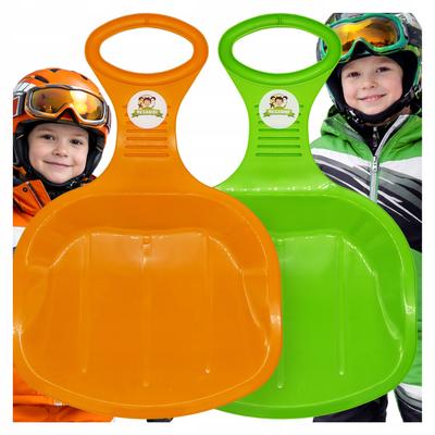 TWO Pieces of SLIDE APPLE SET XL 51 Cm Solid PROFILED SLEDGE