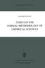 Kniha Topics In the Formal Methodology of Empirical Sciences : 135