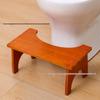 Bamboo Non-Slip Bathroom Stool: Adult and Child Toilet Footrest.