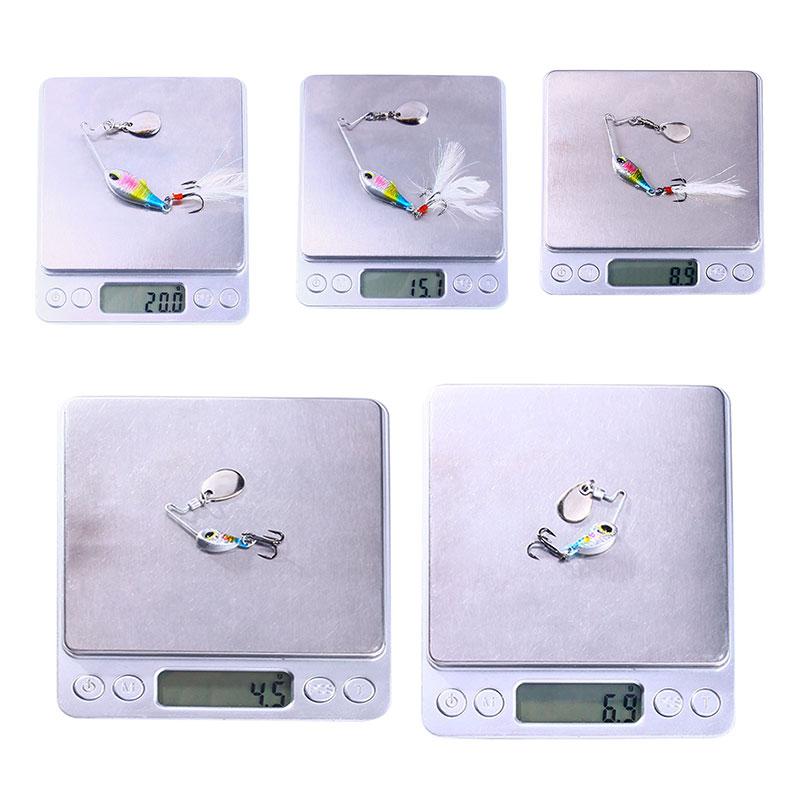 4g 8g 10g 15g 20g Fishing Lures Wobble Rotating Metal Vib Vibration Bait Fishing  Artificial Hard Baits Spinner Spoon Lure Pesca
