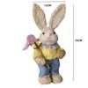 Cute Straw Rabbit Decor Home Decoration Halloween Decor for Winter Party Decor Wedding Decoration 2025 Easter Bunny