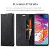 Premium Vintage Leather Wallet Case for Samsung Galaxy A70 - RFID Blocking Flip Cover with Card Slots (4 Colors)