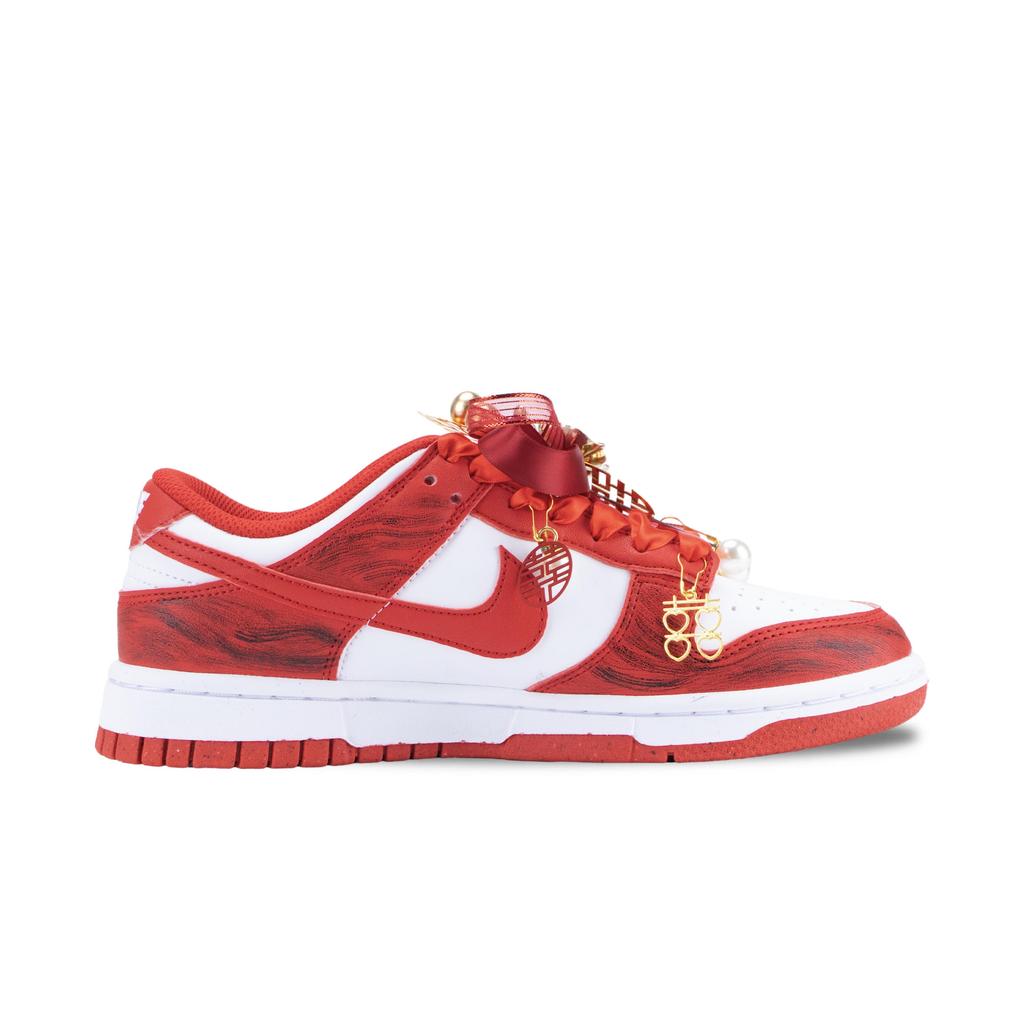Nike Dunk Bonded For Life 3.0 Low Top Skateboard Shoes Women's Red DD1873-116(Team836-3.0)