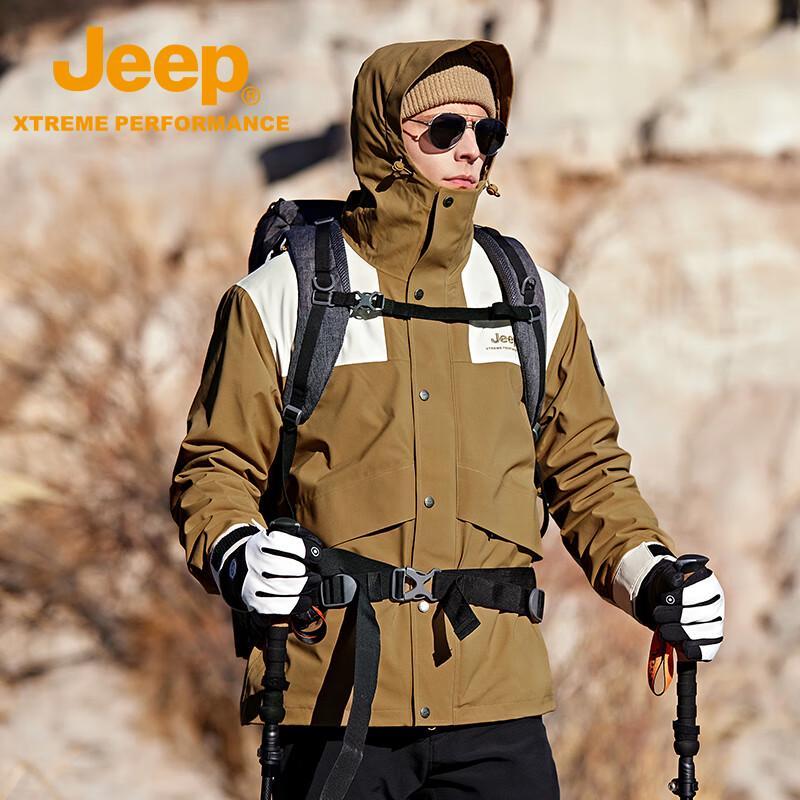 Jeep 3-в-1 Утолщенная ветровка на флисовой подкладке XS