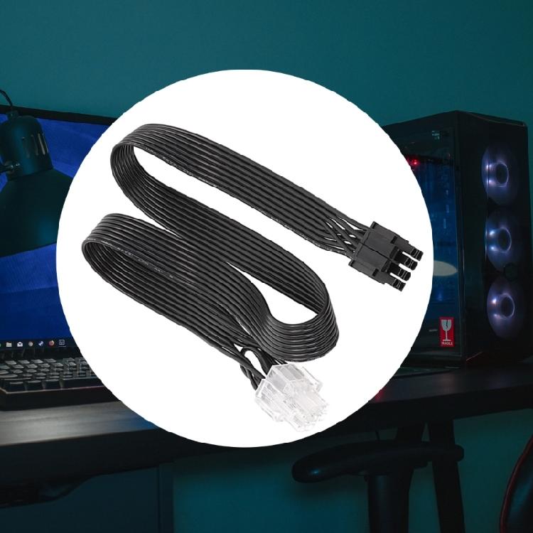 Modulares CPU-Stromkabel für Mainboard CPU 8-Pin auf 8-Pin 4+4-Pin Netzteil Betrieben vom CPU-Prozessor-Modul-Stromanschluss