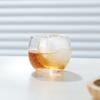 Hand Blown Thick Walled Round Glass Tumbler for Whiskey Spirit Tasting Champagne Cocktail and Juice Multipurpose Drinkware