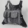 Wear-resistant Sports Chest Bag Waterproof Men Pack Bag Multi-functional Front Chest Pack  Cycling
