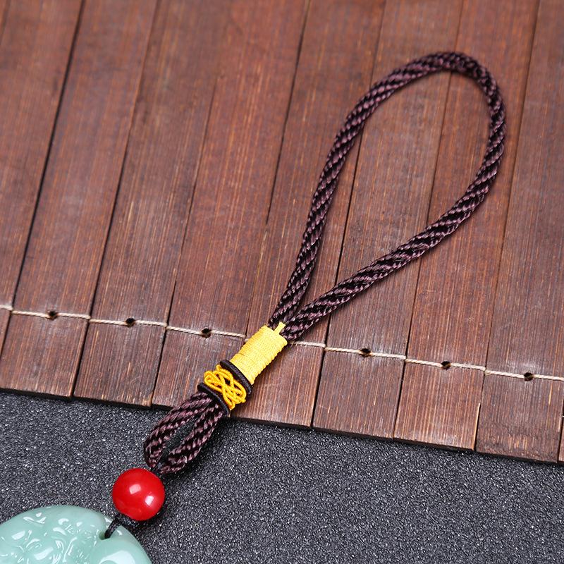 1 Stück Rein und Raus Ping An Runder Buddha Anhänger Pixiu Autoanhänger Ping An Zeichen Autodekoration
