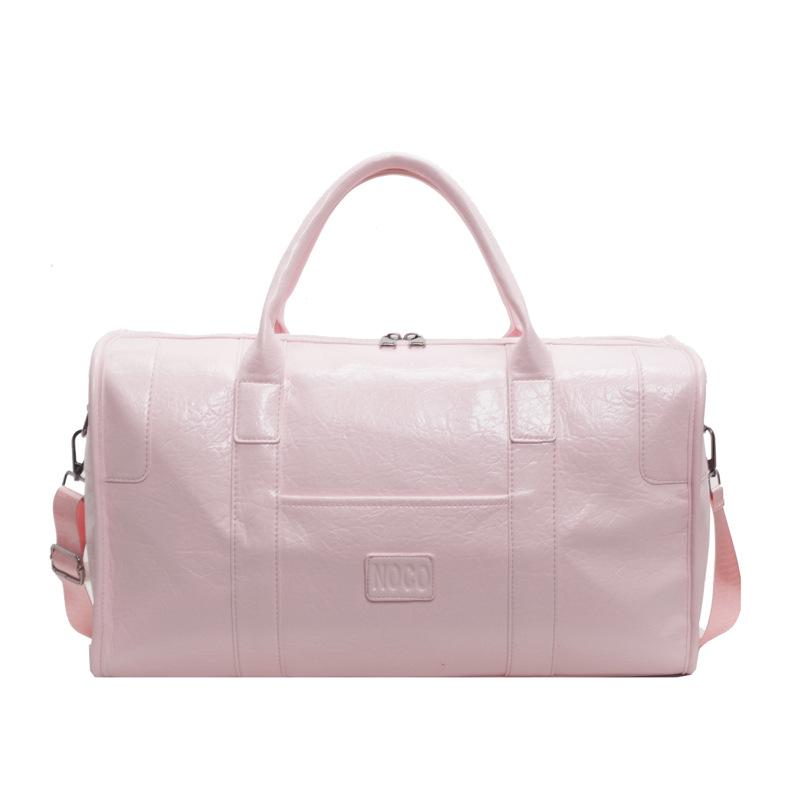 Fashion Trend Men's and Women's Outing Travel Bags Simple Solid Color Durable Casual Duffle Bags Large Capacity Sports Fitness Bags