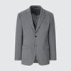 Uniqlo Japan Stretch Wool Slim Jacket  Can Be Set Up 