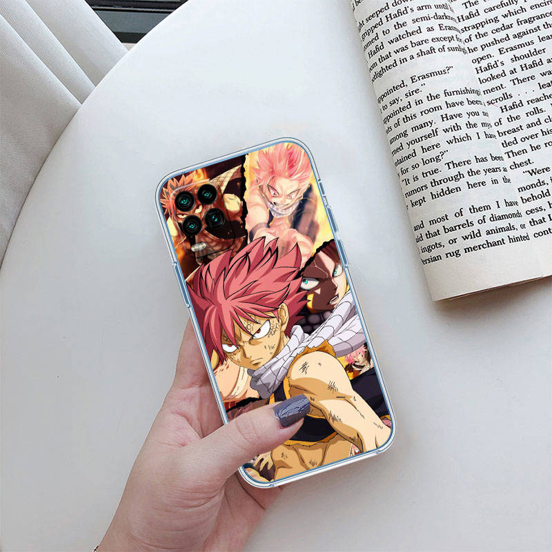 JO22 Fairy Tail Phone Case for Motorola E22S E7 G6 G7 G8 G9 Plus Power Play G10 G20 G04 E30 E40 E22 E20 E13 G22 G23 G Stylus Play