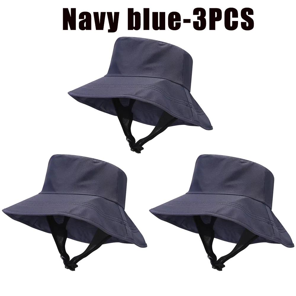 UPF50+ Beach Surf Bucket Hat Mesh Breathable Sun Hat Men Women Outdoor Fishing Cap Chin Adjustable Cap Water Sport Cap Sombrero
