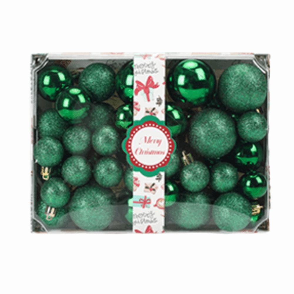 42Pcs 3/4/5cm Christmas Balls Set Creative Xmas Tree Pendants  Happy New Year Decoration