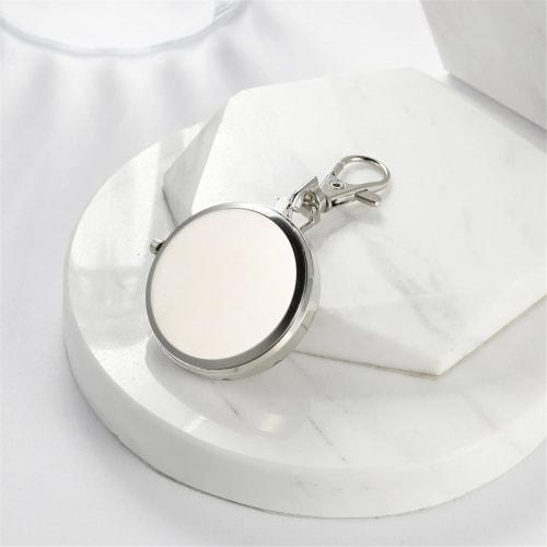 Lancardo Carabiner Watch, Nurse Watch, Pocket Watch, Keychain, Analog, Diamond, Trunk, Easy To Read, Perfect for Everyday Use, Mountain Climbing, Comm