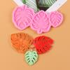 1 Pcs 3 Sizes Made Decorating Leaves Chocolate Candy Monstera Leaf Silicone Mold Fondant Cake Decoration Silicone Mold Hand