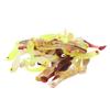 50Pcs Soft Bait Silicone Flat Tail Simulated Actions Flexible Fishing Soft Lure for Bass 5cm