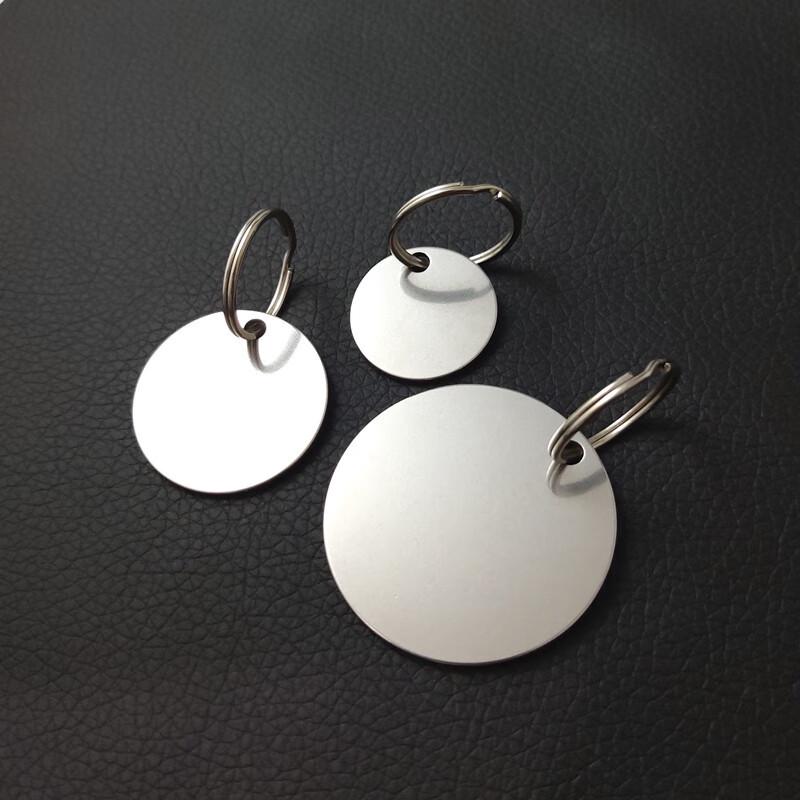 Нумерованные брелоки для ключей из нержавеющей стали (Упаковка 100 шт.)